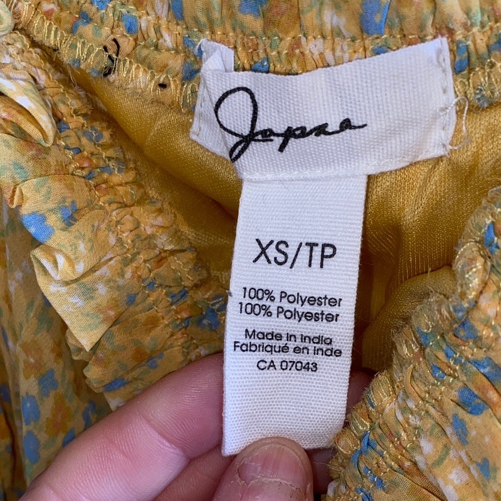 Japna Yellow Floral Mini Dress - Picture 13 of 15